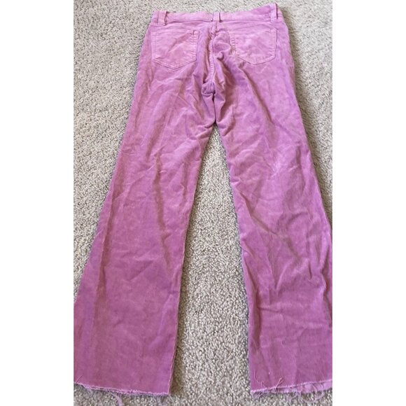 Vintage Solid Jeans Angel Bootcut Stretch Corduroy Pants Pink Cigarette Sz 5 - Picture 15 of 15